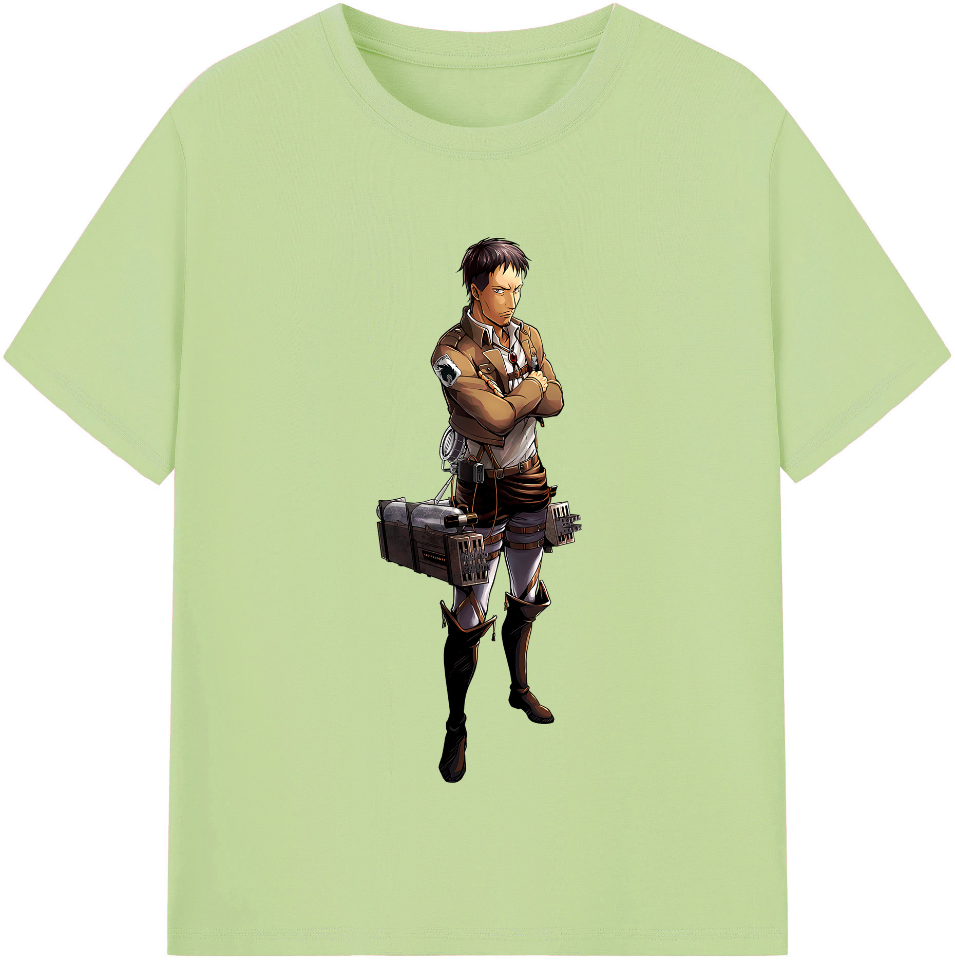 （画像用） 進撃の巨人 Attack on Titan 綿100％半袖Tシャツ（フロントプリント）